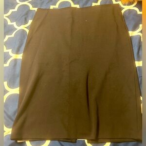 EUc Black Knit pencil skirt tall medium